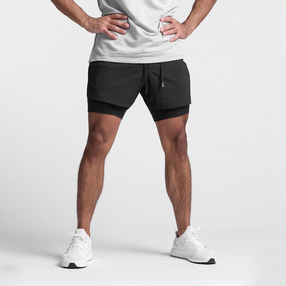 StaminaPro - Komfort - Trainingshose - Shorts - Sportbekleidung - Grau - Müller Mode